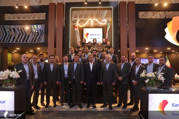 Sarvak Azar on the Fourth Day of the International Oil, Gas, Refining, and Petrochemical Exhibition in Tehran