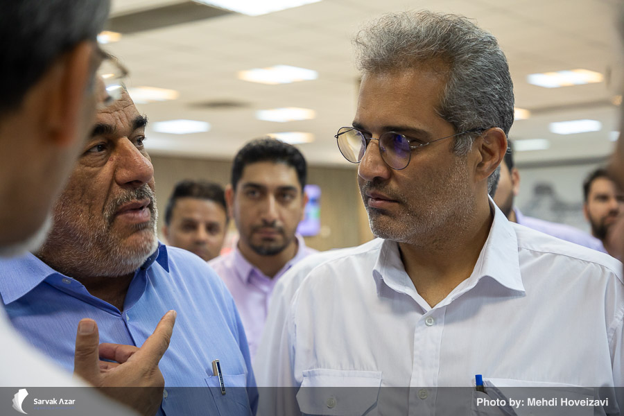 Azar Development The CEO of the National Iranian Oil Company Visited the Azar Oilfield ...